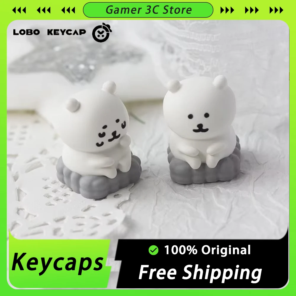 만화 농담 곰 키캡, 맞춤형 송진 주변기기 아트 키캡, 농담 곰 스타일링 애니메이션 PC 게임 액세서리, 맞춤형 선물 