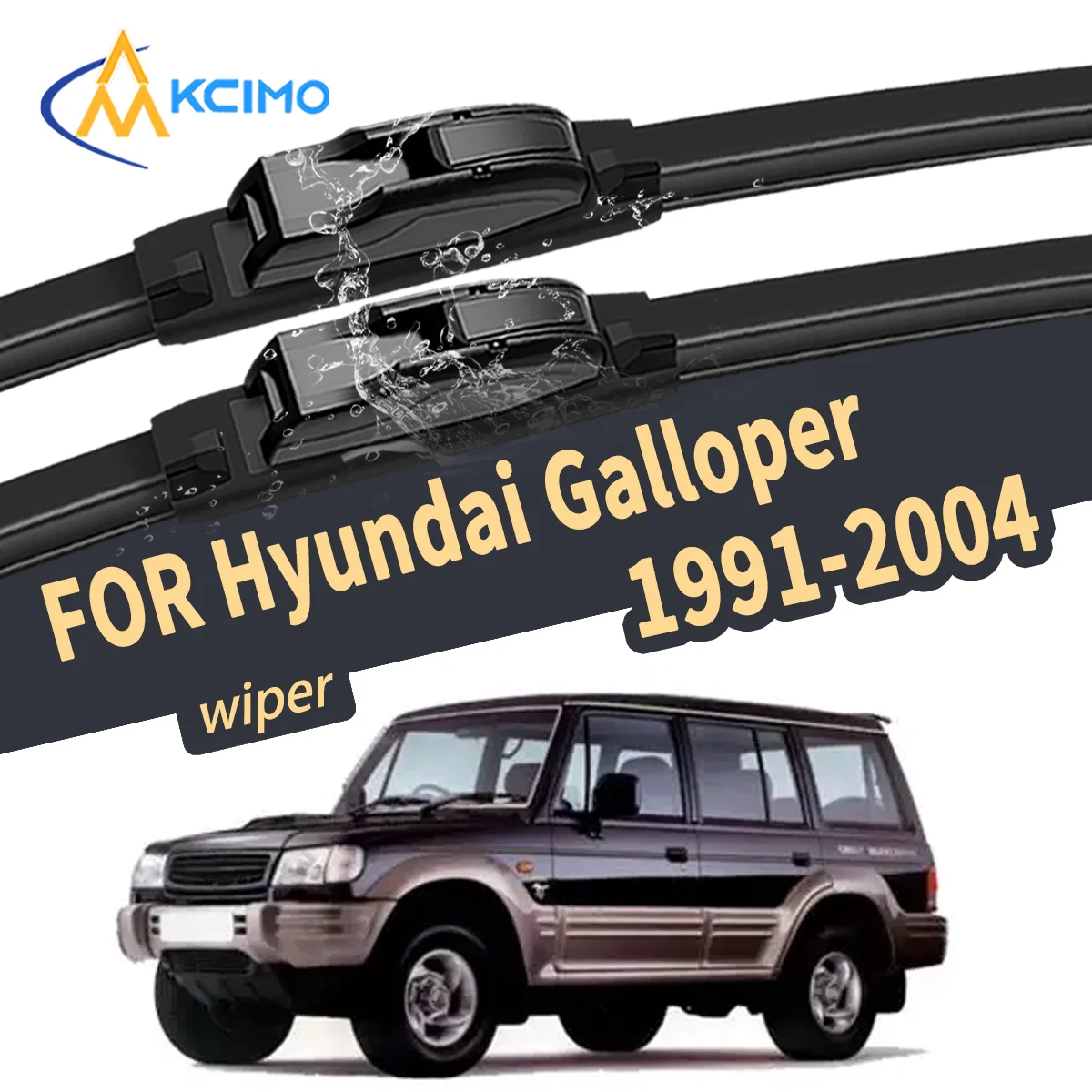 

Silent Wiper Blade For Hyundai Galloper 1991-2004 Natural Rubber Windshield Wiper Auto Replacement Parts High Quality Car