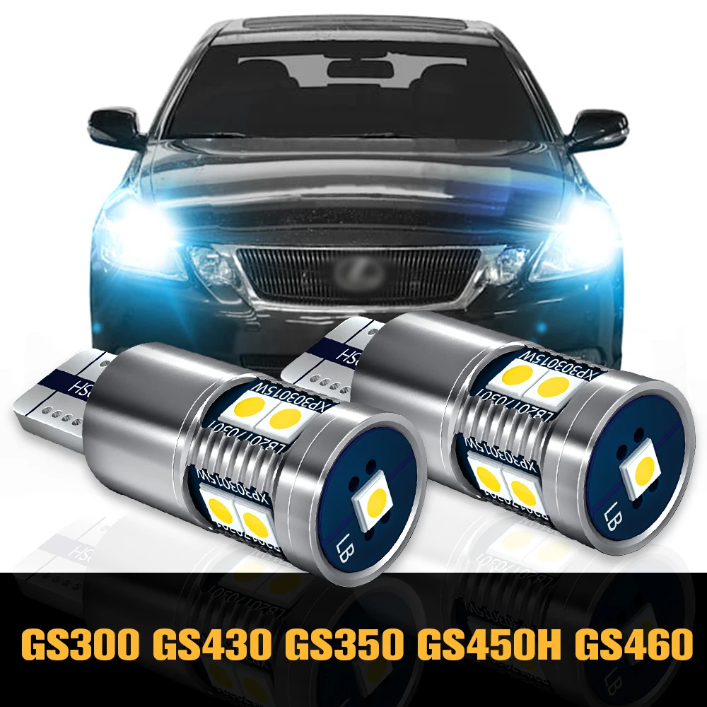 

2pcs Canbus LED Clearance Light Parking Lamp Accessories For Lexus GS300 GS430 GS350 GS450H GS460 1997-2011 2005 2006 2007 2008