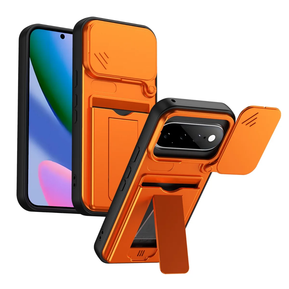 For Google Pixel 11 Case Google Pixel 10 Pro XL Cover Pixel 11 Pro XL Card Slot Wallet Matte Skin Case Bracket Hard Back Cover