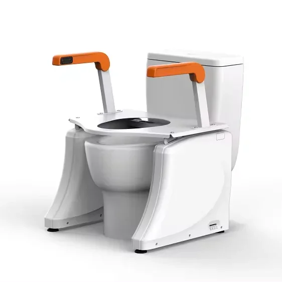 JIECANG JC35LT1 Load 160kg Elder-care Metal Frame Height Adjustable Electric Toilet Lift for Family Bathroom