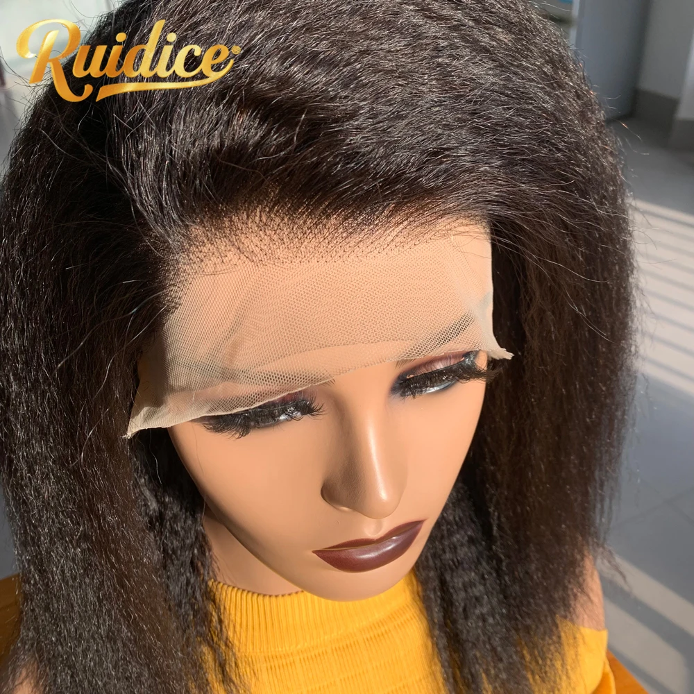perruques-en-cheveux-humains-kinky-straight-avec-cordon-de-serrage-pre-epilees-lace-front-courtes-lace-frontal-yaki-nœuds-blanchis