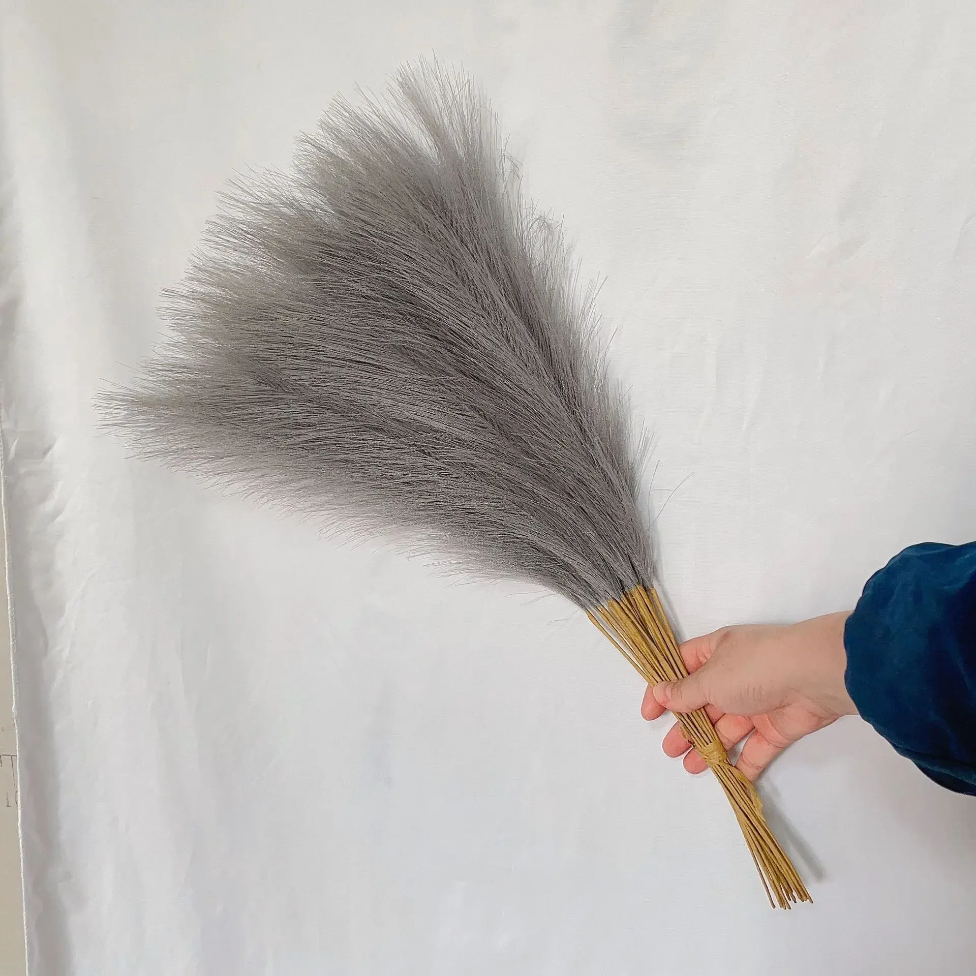 

10-pack Nordic Boho Decoration Artificial Pampas Grass Silk Flower Wedding Decor Arch Flower Arrangement Christmas Party Reed
