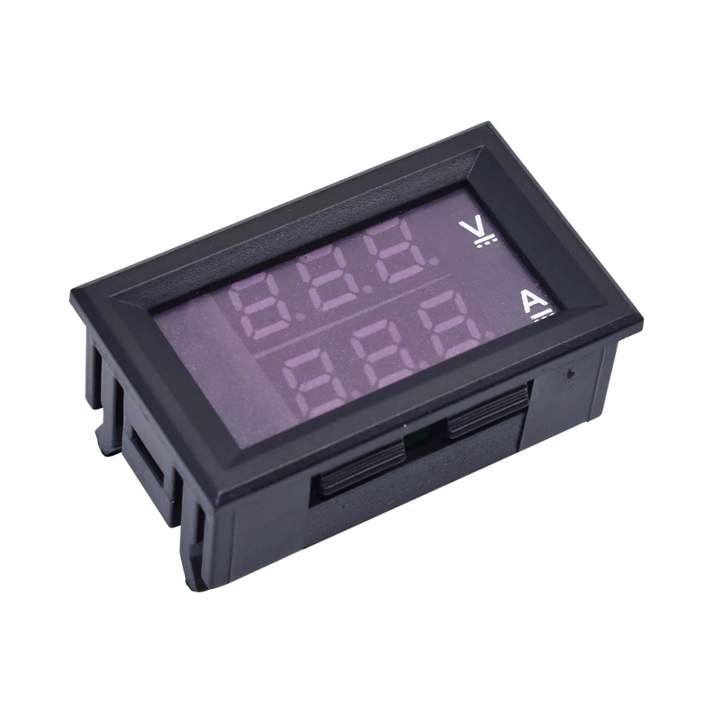 DC 0-100V 10A Digital Voltmeter Ammeter Dual Display Voltage Detector Current Meter Panel Amp Volt Gauge 0.28\