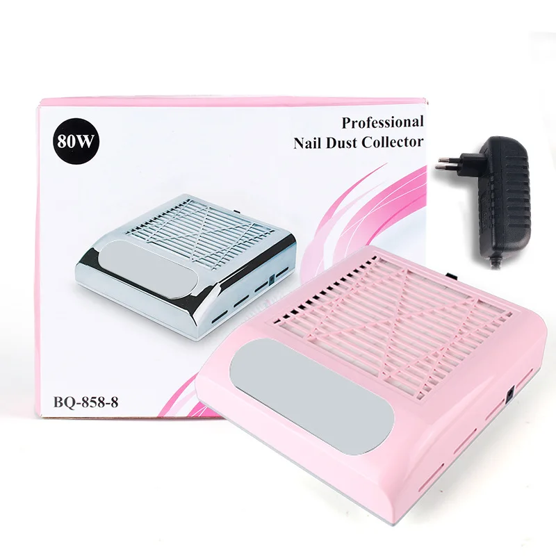 Collecteur de poussière d'ongles à vitesse réglable, ventilateur d'aspirateur pour manucure, 80W, N64.Collecteur