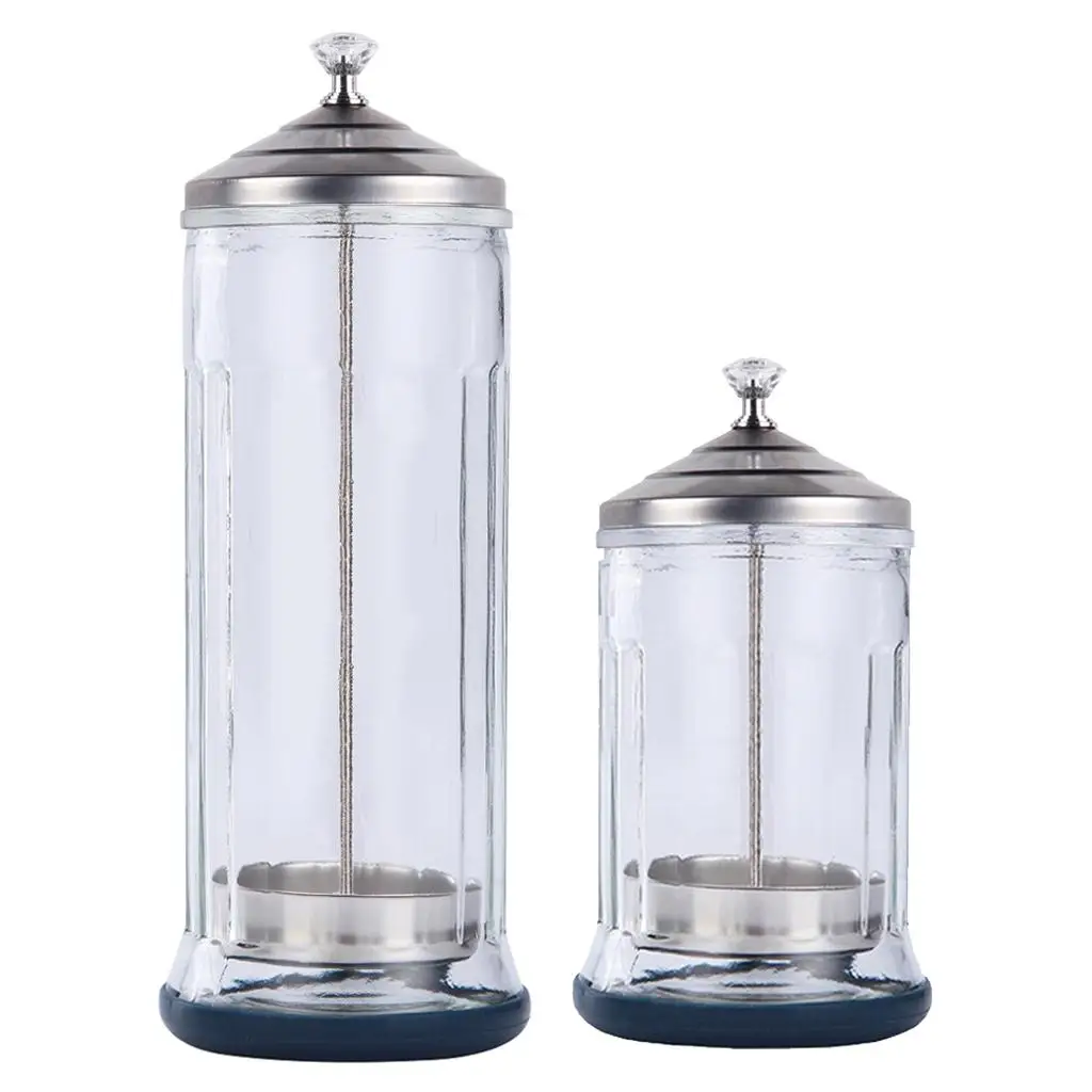 

Set of 2 Jar Professional Sanitizing Jar for Barber Small/Large