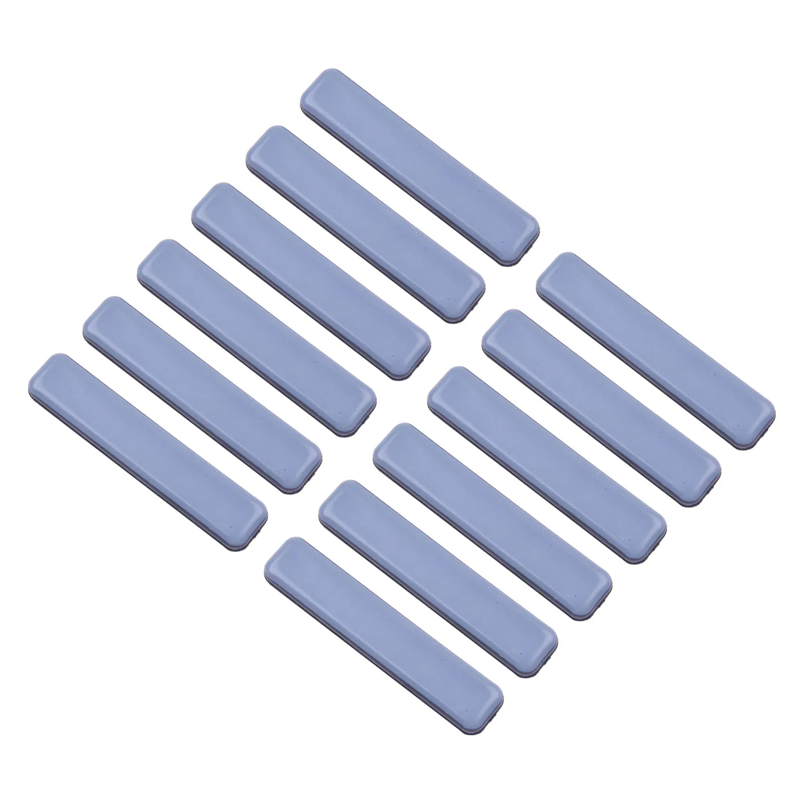12pcs Heavy  Furniture  Sliders Gliders  Movers Slide  Set 15x75mm Self-Adhesive Table Chair Pads Floor Protector Leg Pad