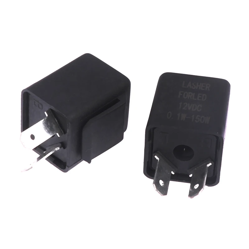 12V/24V48V Flasher Relay with Buzzer Indicator Motorcycle Inbuilt Beeper Flasher relay for Turn Signal LED Blinker