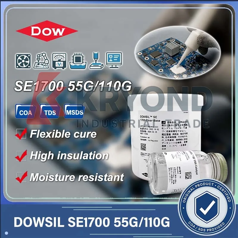 DOWSIL SE1700 Silicone Encapsulation Compound Semitransparent for PCB Protection LED Power Module Potting Electronic Grade