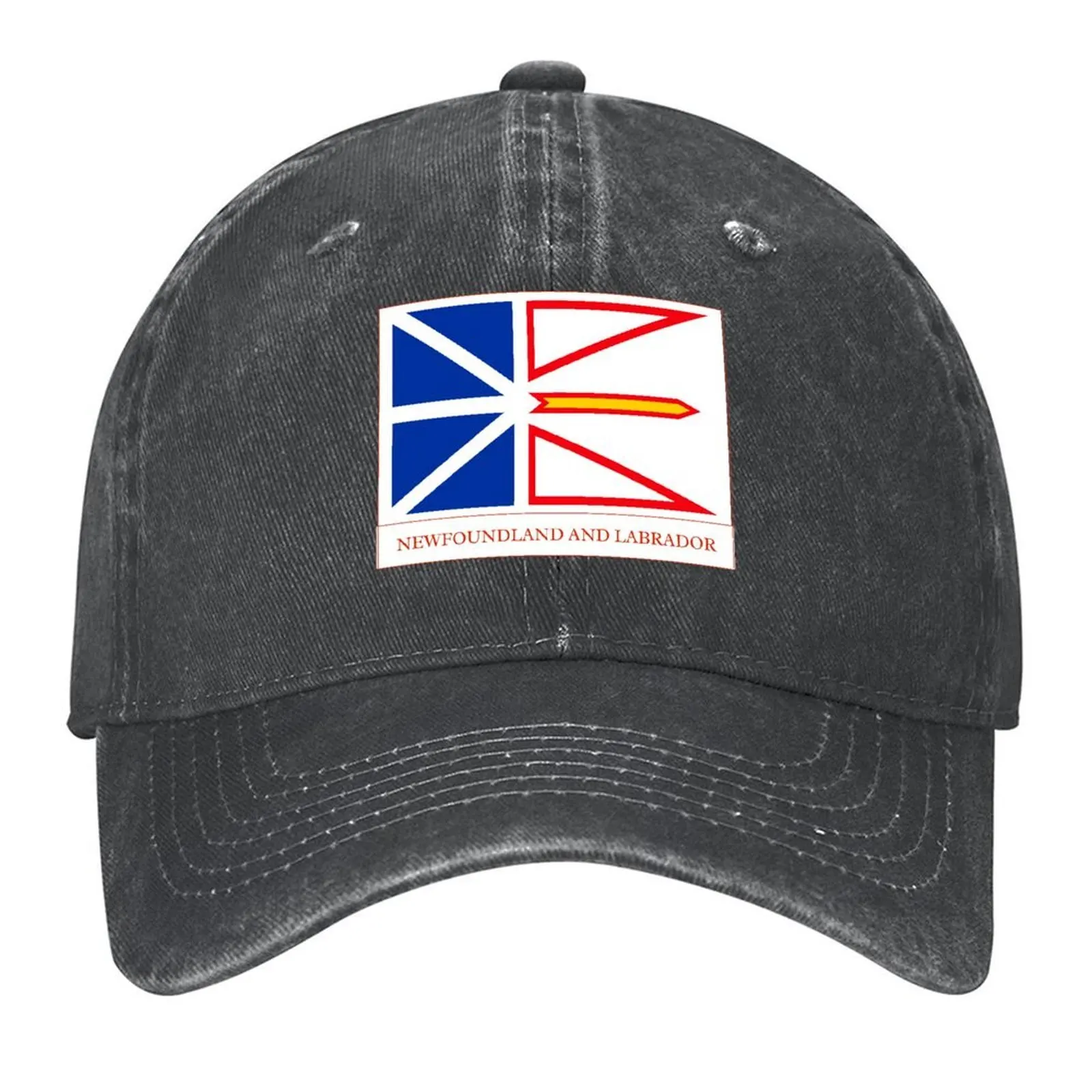 

Flag of Newfoundland and Labrador with name - Newfoundland and Labrador Baseball Cap New In The Hat Icon For Women Men's