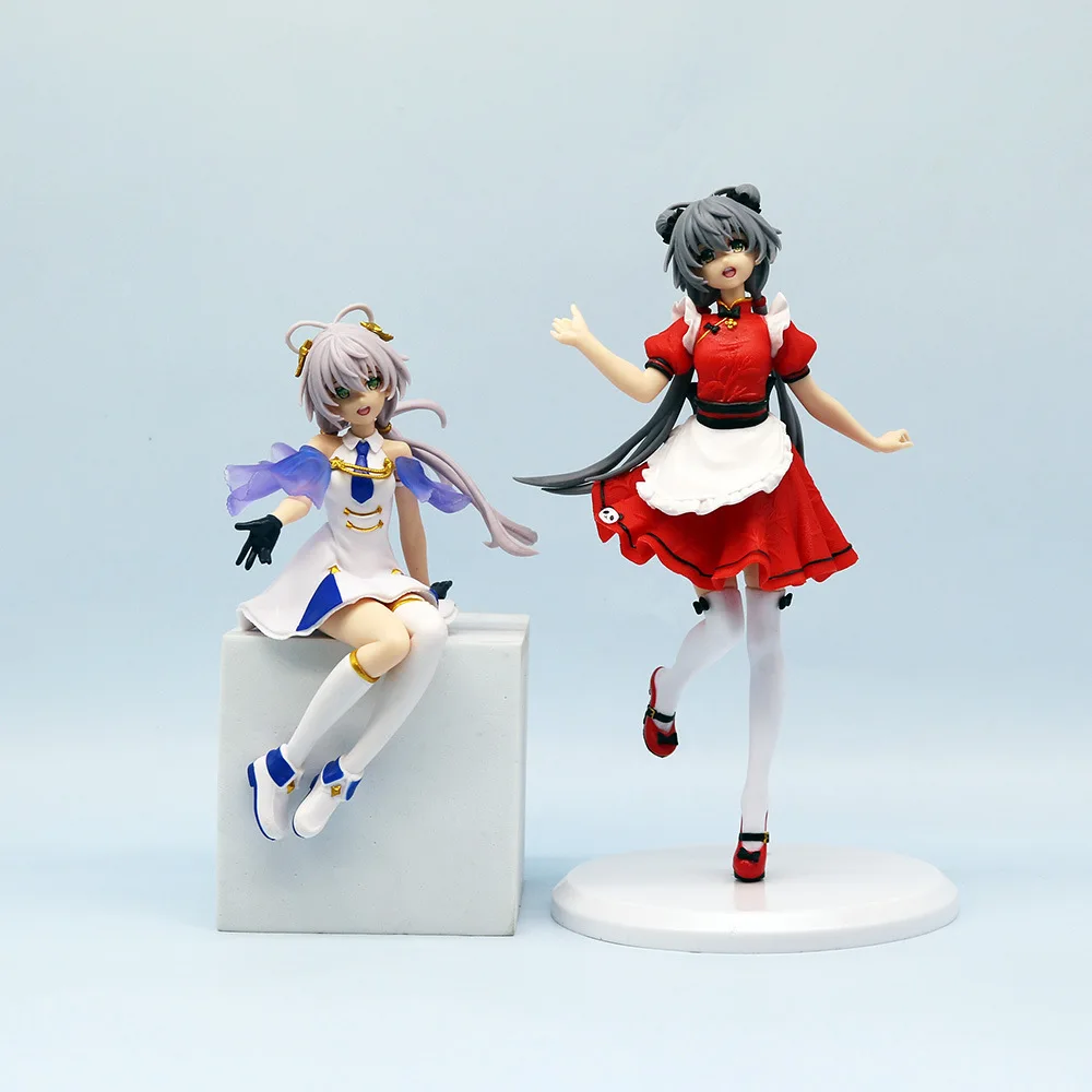 Anime VOCALOID Luo Tianyi Kawaii PVC Action Figure Anime Figure Model Toys Collection Doll Gift