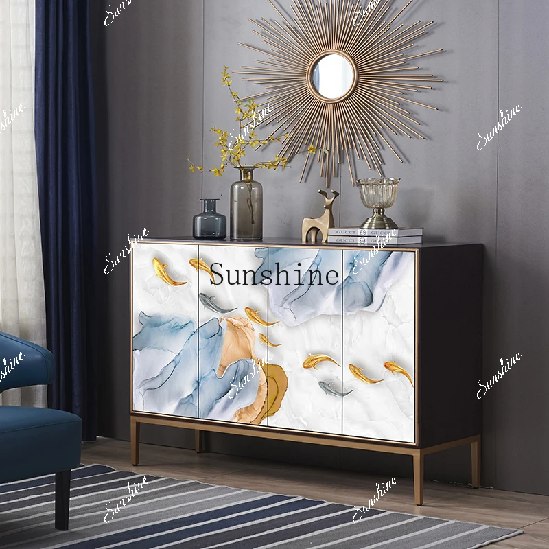 

Household door integrated against the wall entrance/Chinese modern simple decorative cabinet FT