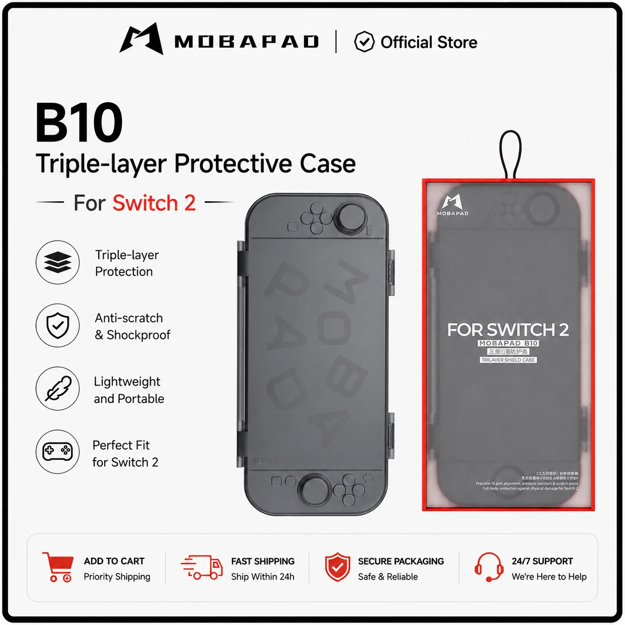 Gradient Color Case - MOBAPAD B1 Защитный чехол для Nintendo