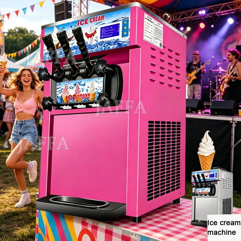 Ice Cream Machine Commercial Petal Modeling Automatic Ice Cream Machine Milk Tea Shop Ice Cream Stall