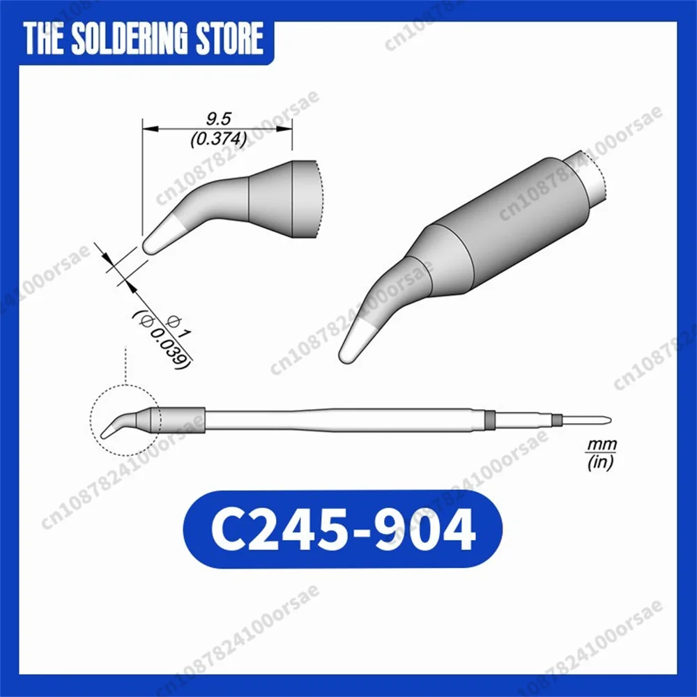 C245 904 Cartridge for JBC SUGON AIFEN A9/A9pro T245 Soldering Handle, жало C245 Tip Replacement Accessory Tool