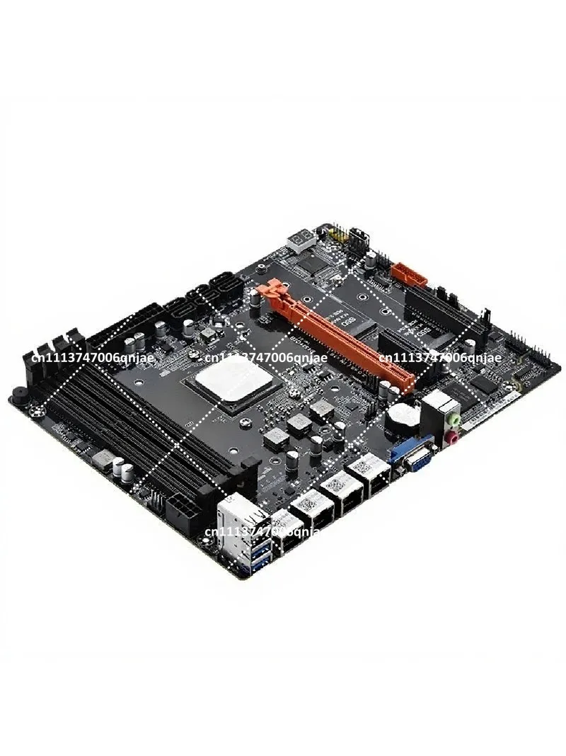 D1581 NAS Motherboard Dual 2.5G LAN Low Power Virtual Machine PCDN Mini ITX Server Board view 3