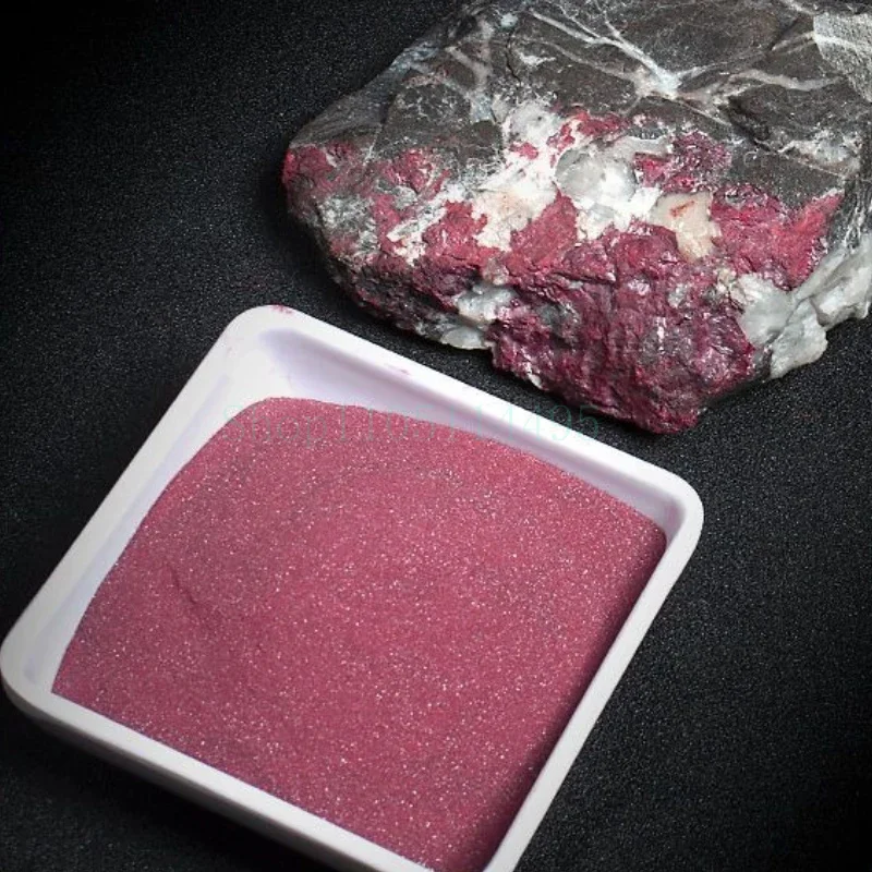 

Натуральная натуральная необработанная руда, киноварь, порошок, грубый камень, порошок, подвеска, портативный кулон, мужской и женский, Natal Year, премиальный песок