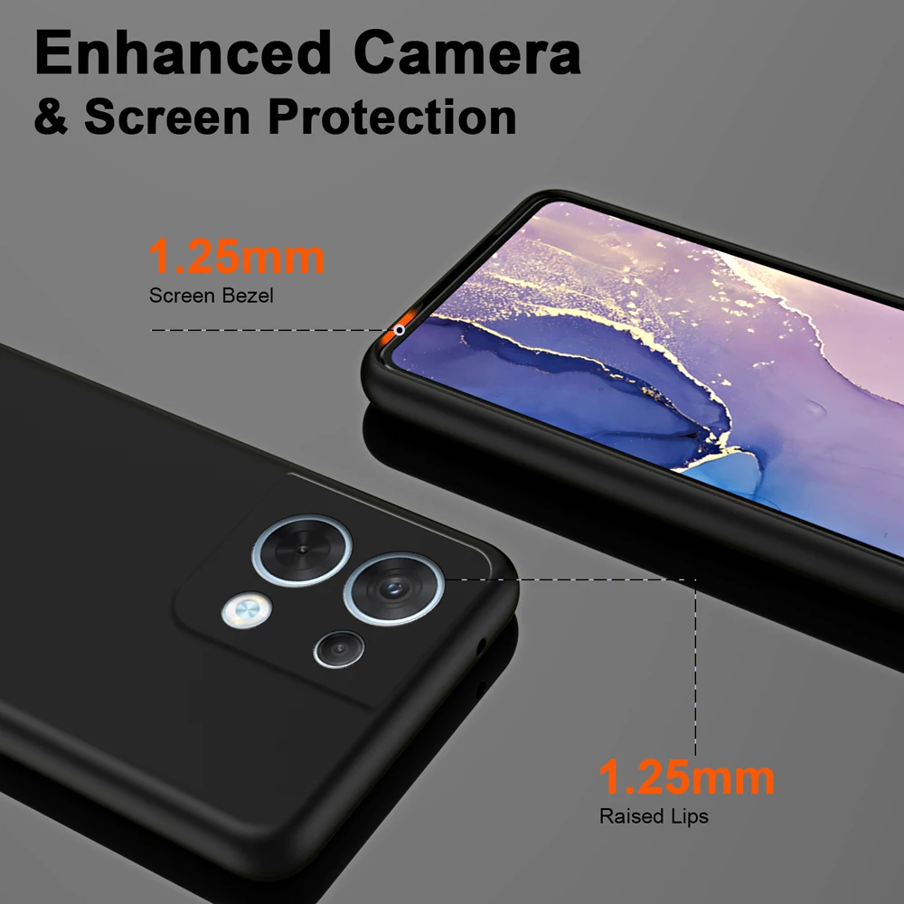 Flüssige Silikonhülle für Xiaomi Redmi Note 13 Pro 4G Cover Redmi Note 13 Pro Plus 5G 13C Bumper Redmi 13 4G 5G stoßfeste Abdeckung – Detail 4