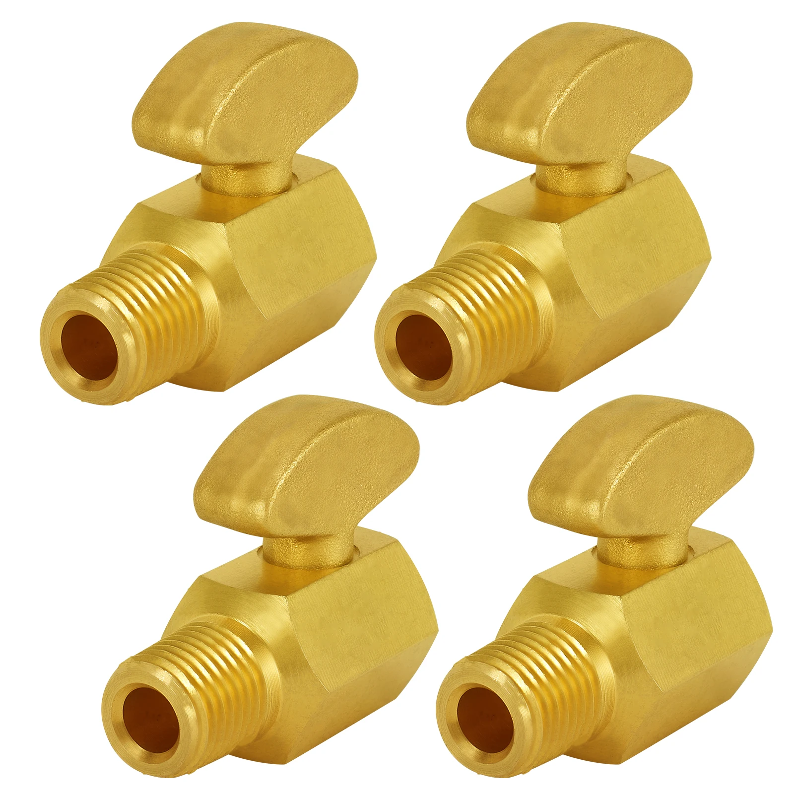 

4-пакет Nigo Industrial Co. Воздушный тормоз Воздушный бак Сливной кран Заземляющая пробка Отключение (папа NPT 1/4 дюйма)