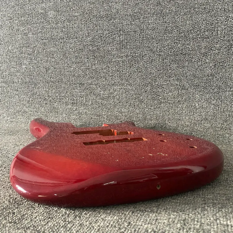 

Корпус для 5-струнного электробаса KB179, прозрачный красный, модель PJ Bass, активная модель из цельной липы, на замену