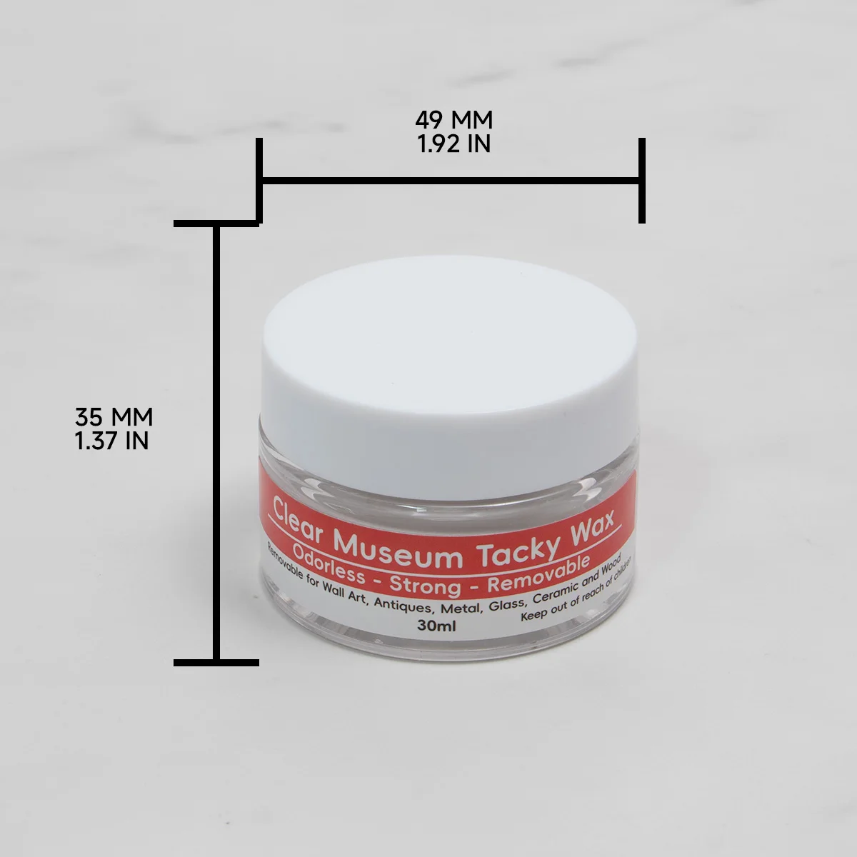 معجون لاصق لاصق من متحف الشمع التاكي، لاصق قابل للإزالة ومقاوم للماء لتزيين المهرجانات ومرساة الزجاج #6