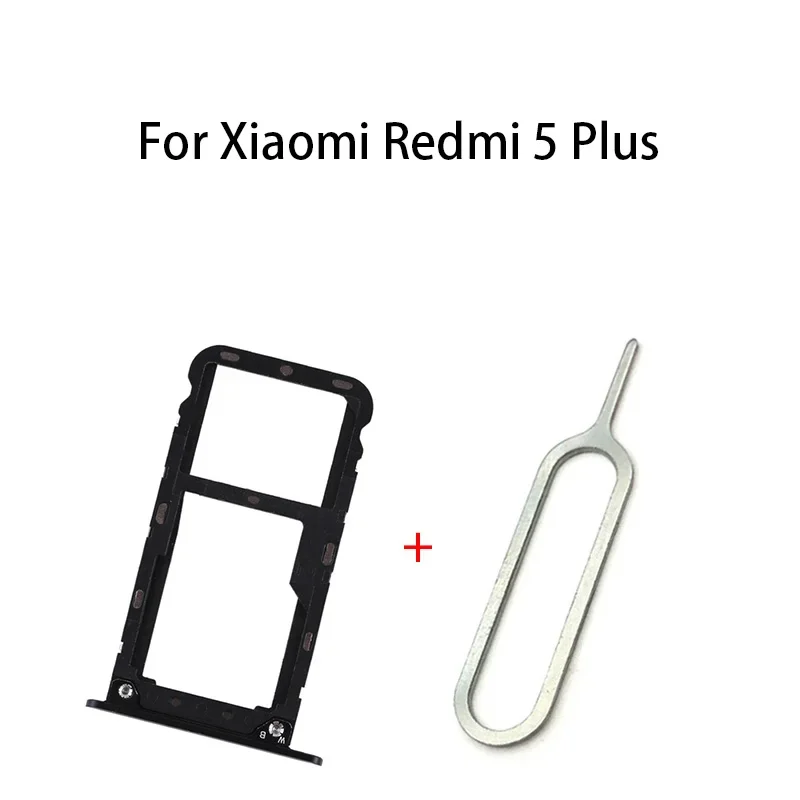 GEFEBSI Daul SIM / Micro SD Card Tray For Xiaomi Redmi 5 Plus