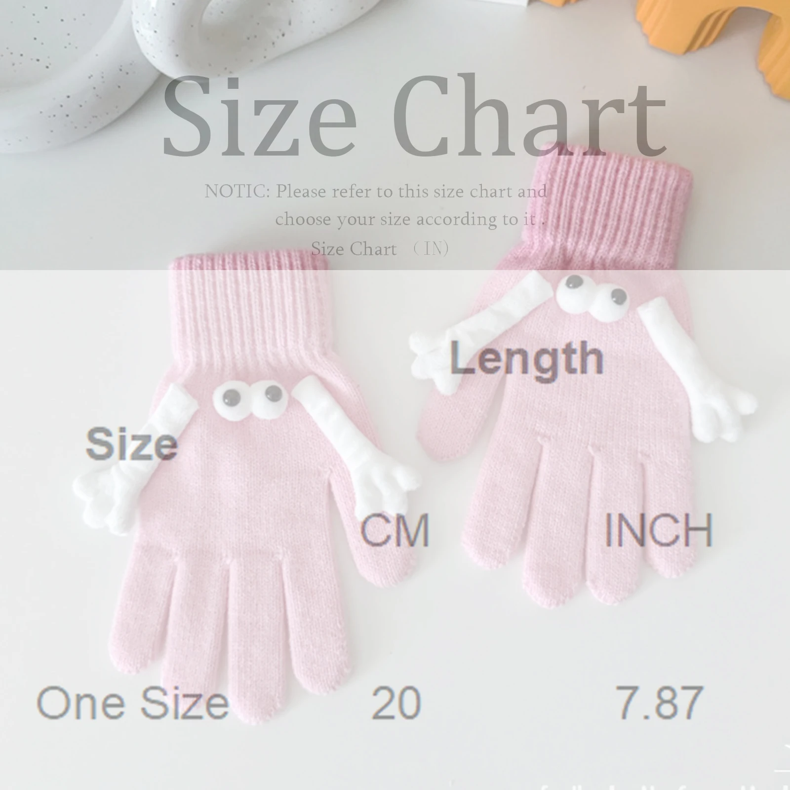 زوجين مضحك الخريف الشتاء الكرتون قفازات عصرية الصلبة لطيف الدافئة إصبع نحى القفازات المخملية هدايا العيد #6