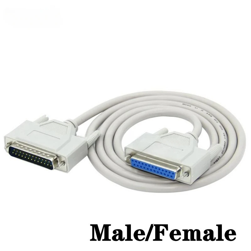 25Pin DB25 Parallel Male to Male Female LPT Printer DB25 M-M Cable 1.5M/3M/5M/10M Computer Cable Printer Extending Cable 25 Pin