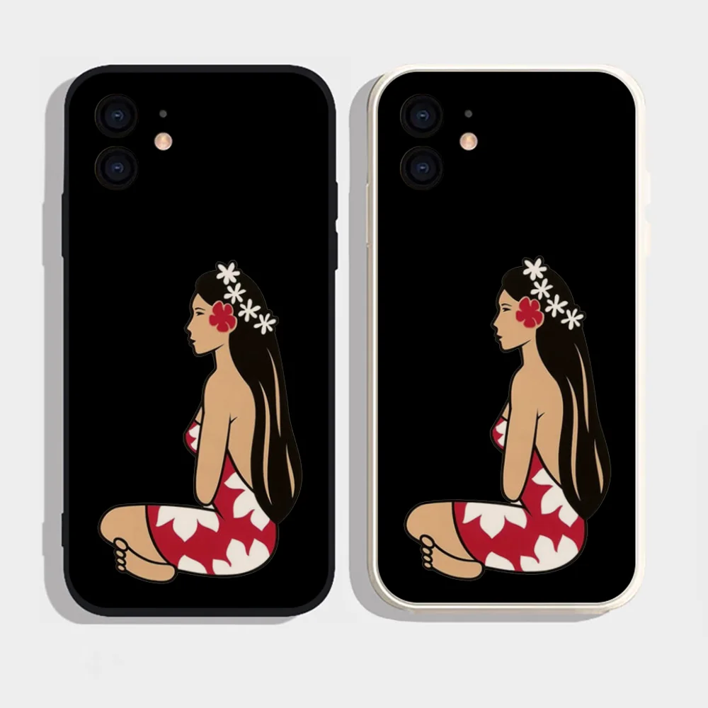 Epc Hinano Tahiti Girl Phone Case Silicone Soft For IPhone 16 15 14 13 12 11 Plus Pro Max Plus