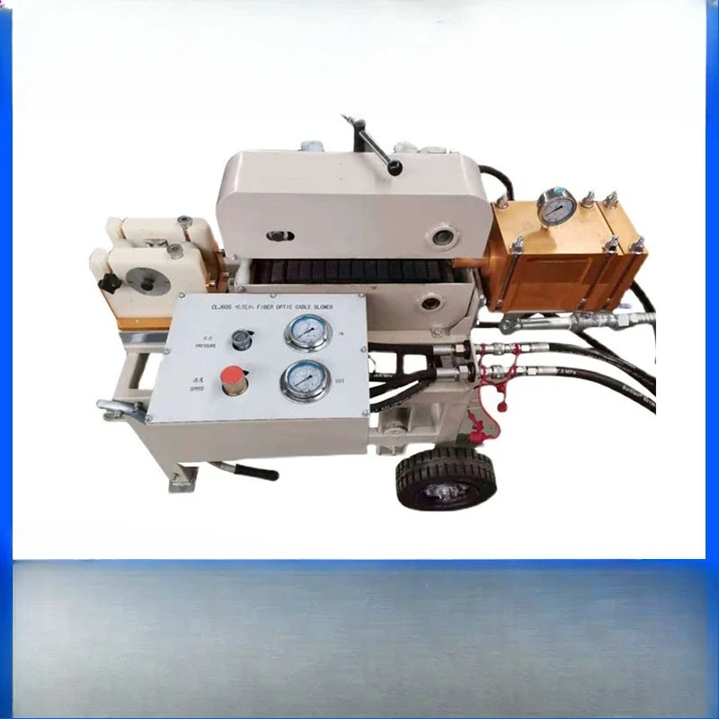 Optical cable pipeline construction Hydraulic blowing machine High voltage cable laying Optical cable blowing