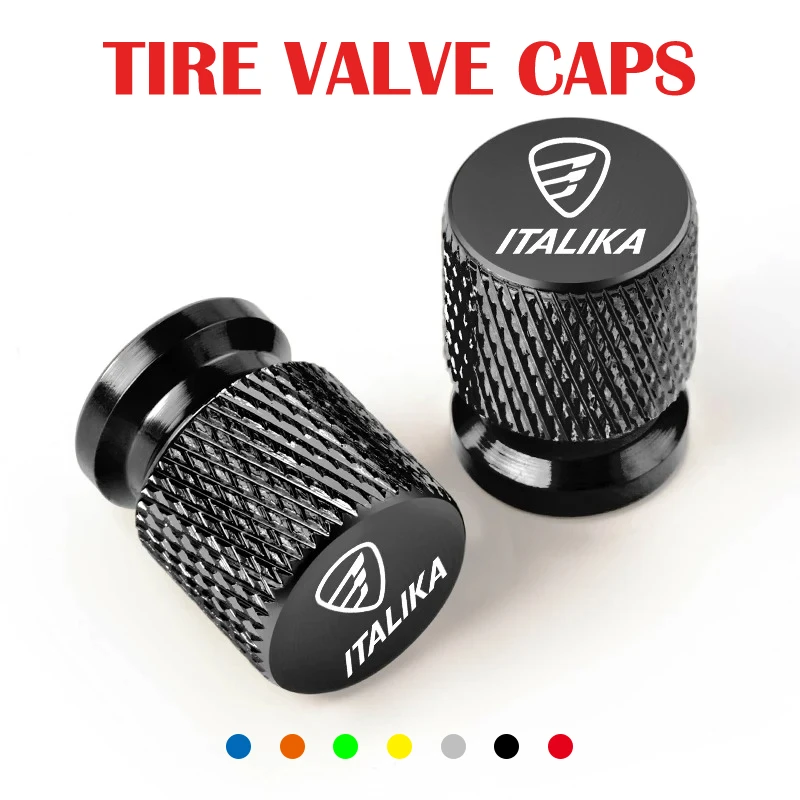 2PCS Tapas de Válvula de Neumático de Aleación de Aluminio CNC para ITALIKA 125 Z 150 SZ 150 200 250Z AT110 AT125 RT, Accesorios para Ruedas y Cubiertas de Neumáticos