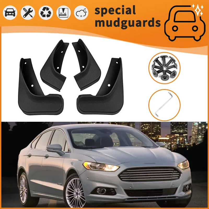 

For 13-18 models of Ford Mondeo Mudguards Fender Mudflaps Front Rear Flares Splash Guards Cover Car Accessorie