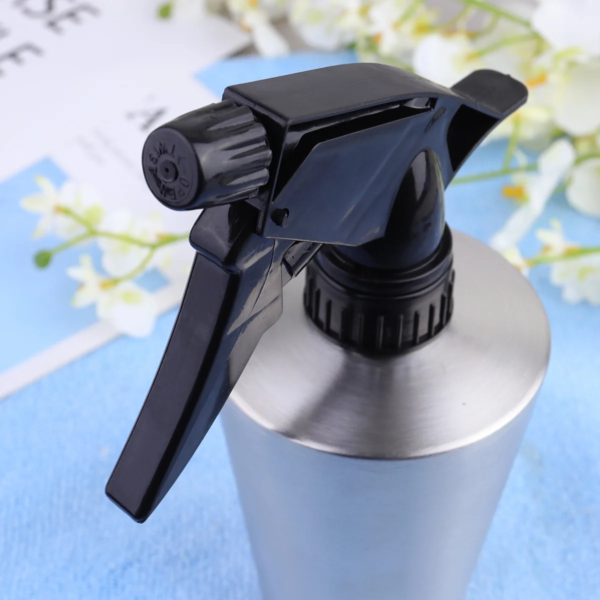 

1Pcs Stainless Steel Watering Sprinkler 350ml Black Nozzle Portable Durable Garden Tool for Bonsai Flowers Potted Plants Indoor