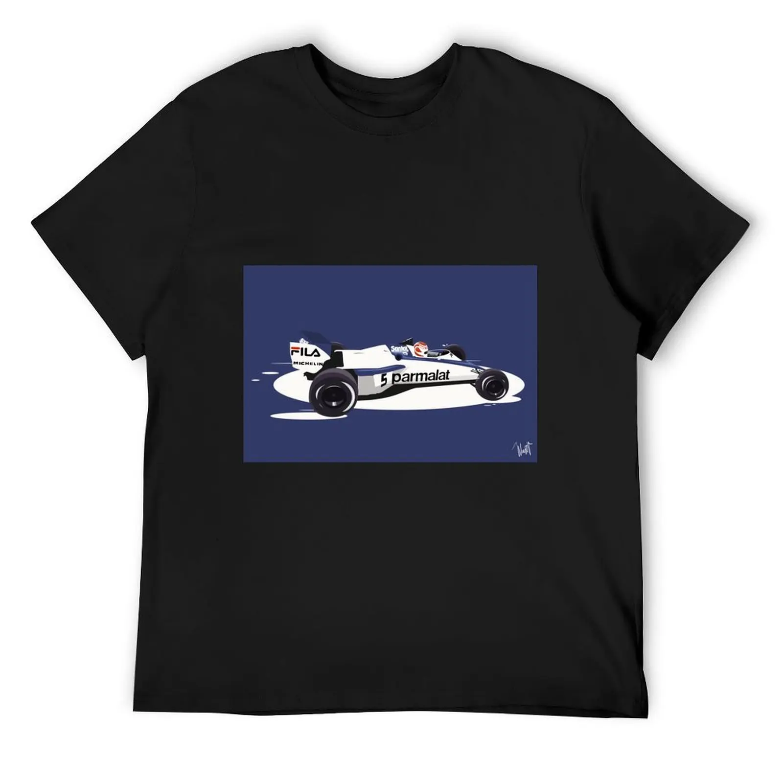 Brabham BT52 T-Shirt street wear quick drying men workout shirt