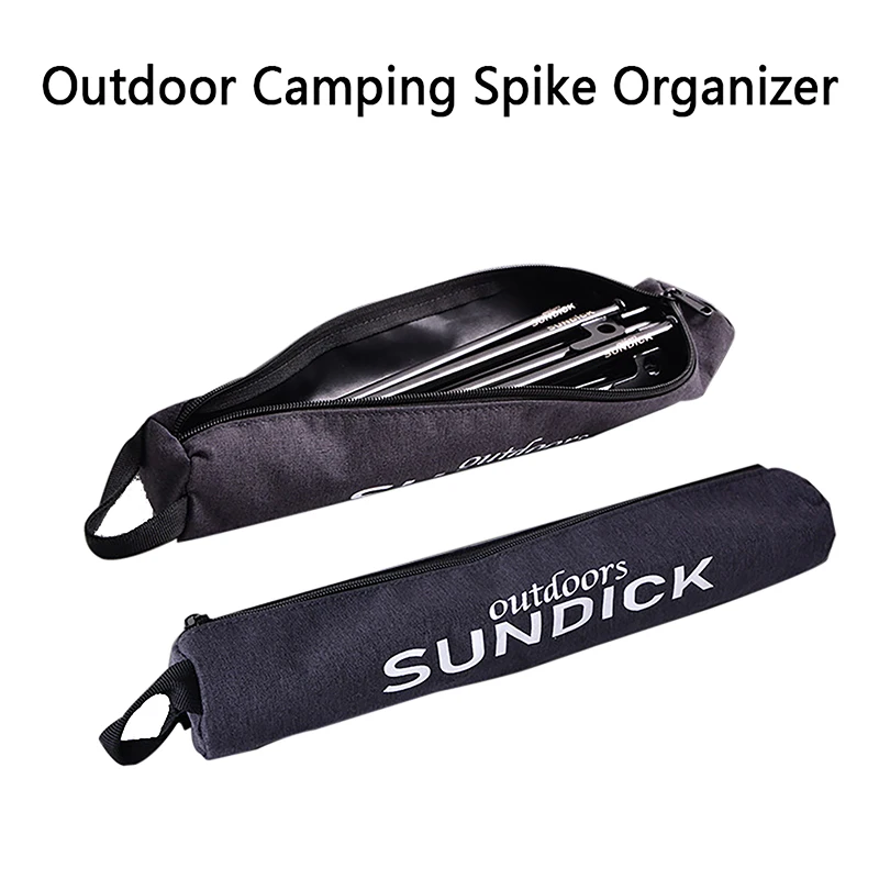 Tent Nails Storage Bag Outdoor Camping Ground Pegs Hammer Wind Rope Floor Nail Storage Bag Camping Tent Accessories