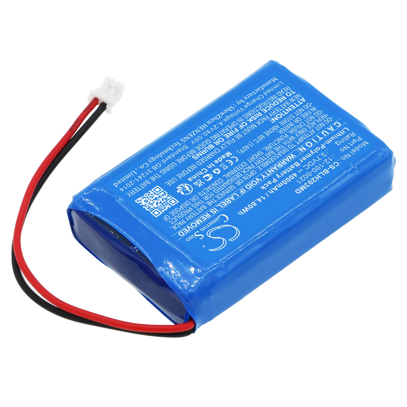 Cameron Sino 4000mAh Battery For Biolight BLT-203 12-100-0021