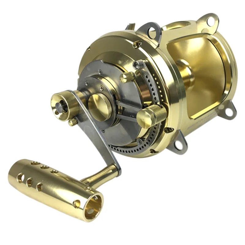 Full Metal 2 Speed Saltwater Trolling Reel Boat Sea Fishing Tuna Big Game Reel