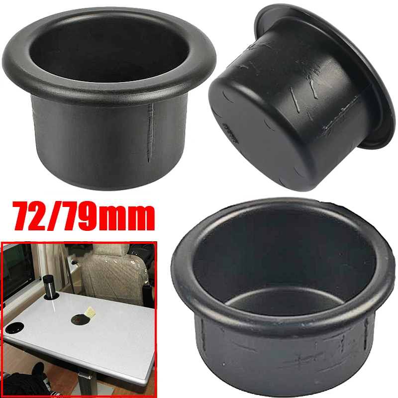 1Pc Durable Interior Cup Holder Drink Can 72mm/79mm For Put Water Cups/Drinks For Boat Car Marine RV Table Recessed Accessories