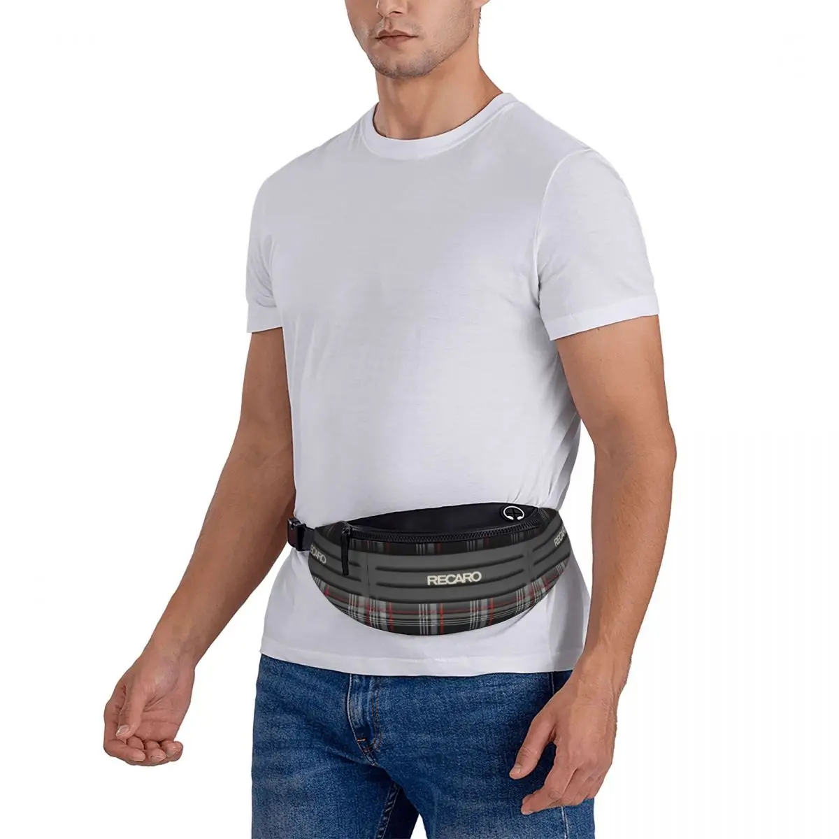 Recaros Logo Waist Bag Merch Fanny Pack Merchandise Stylish Sling Bags For Men Adjustable