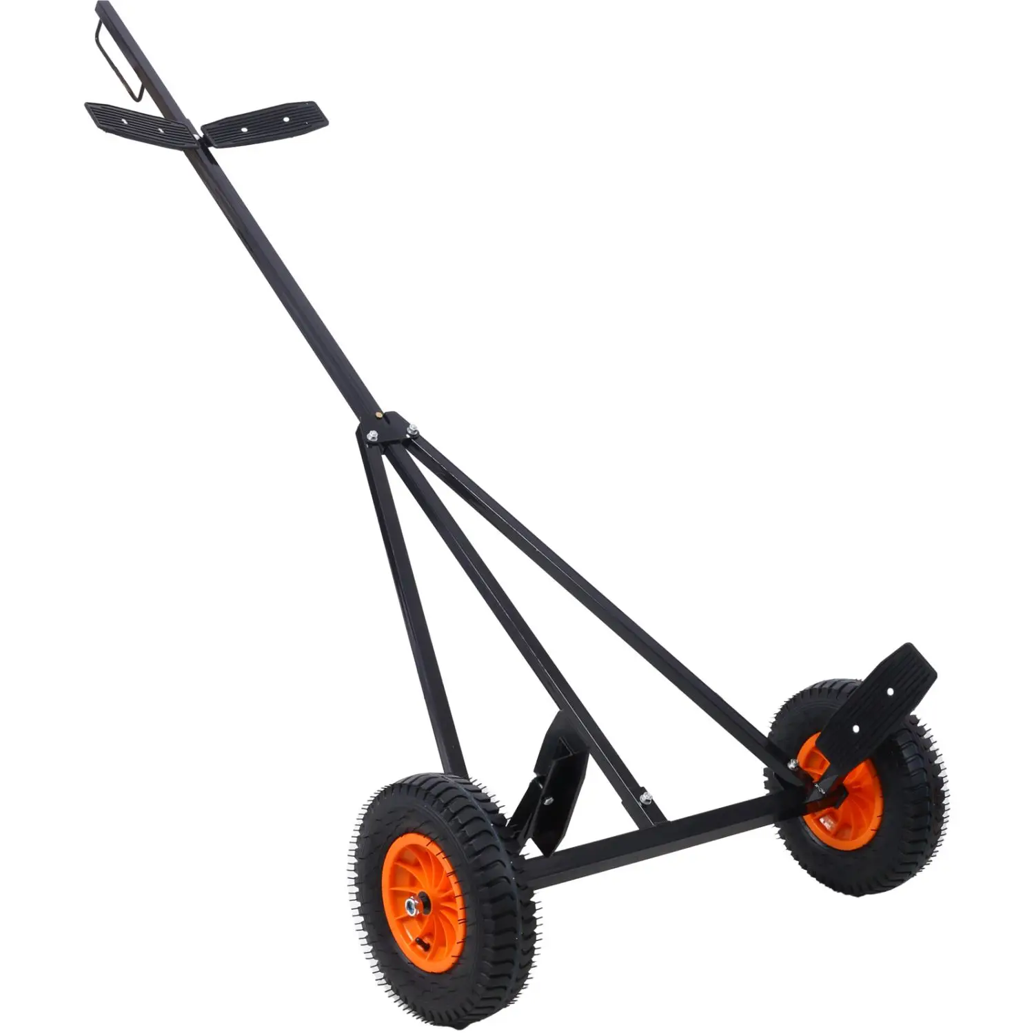 Adjustable length carbon steel boat trailer trolley 420 lbs deadweight for moving kayaks motorboats fishing boats