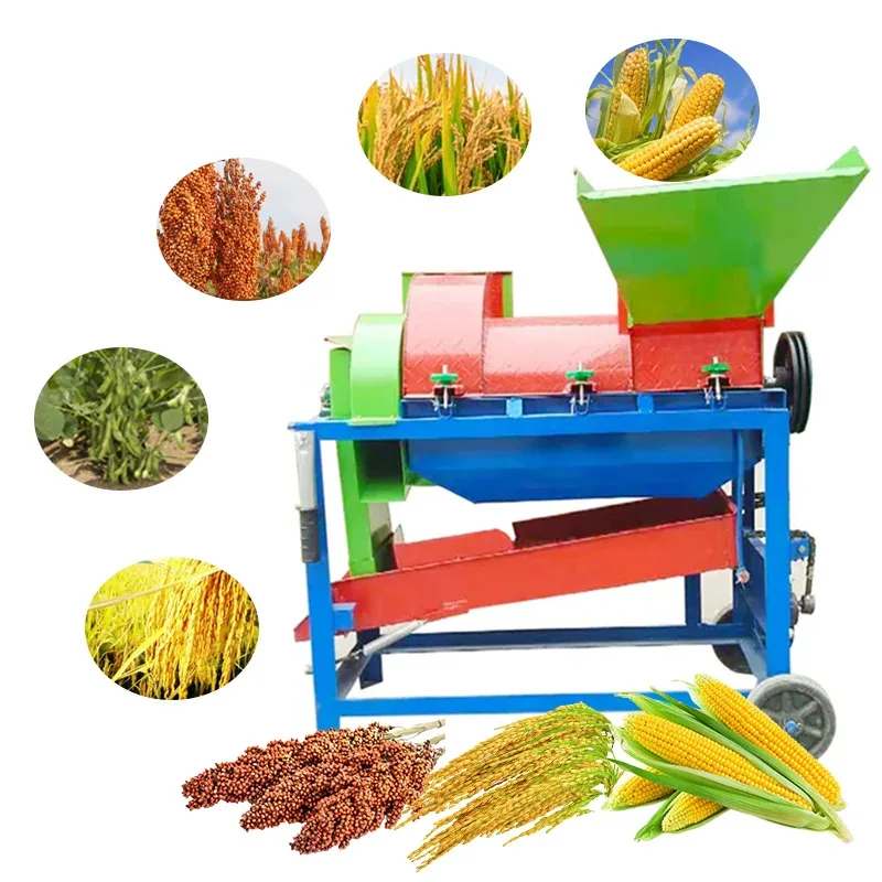 Farm Machinery Castor Sunflower Machine Grater Slicer Corn Thresher Remover Tool