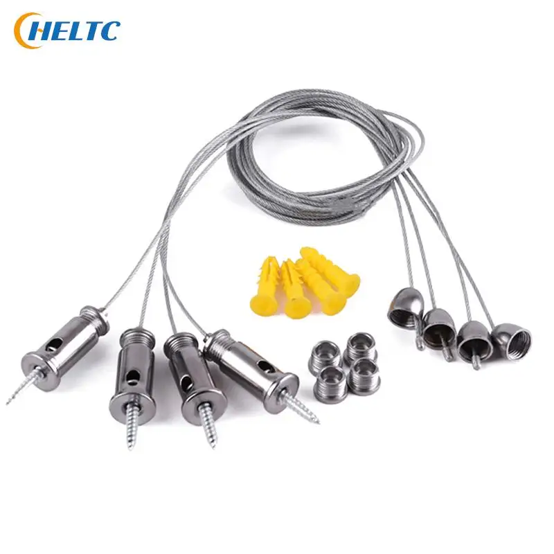 2 Wires/set 1M 1.5M 2M Steel Cable For Lifting Various Panel Lights Used Widely Office Lighting Fittings