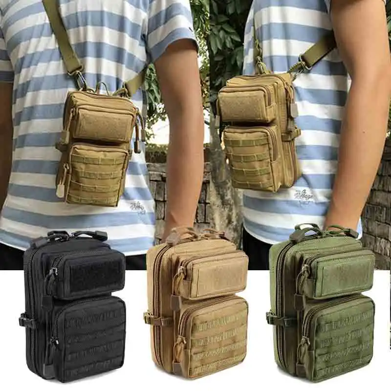 Useful Multifunction Tactical Pouch Molle Hip Waist EDC Bag Wallet Purse Phone Holder Bags Camping Hiking Hunting Fanny Pack