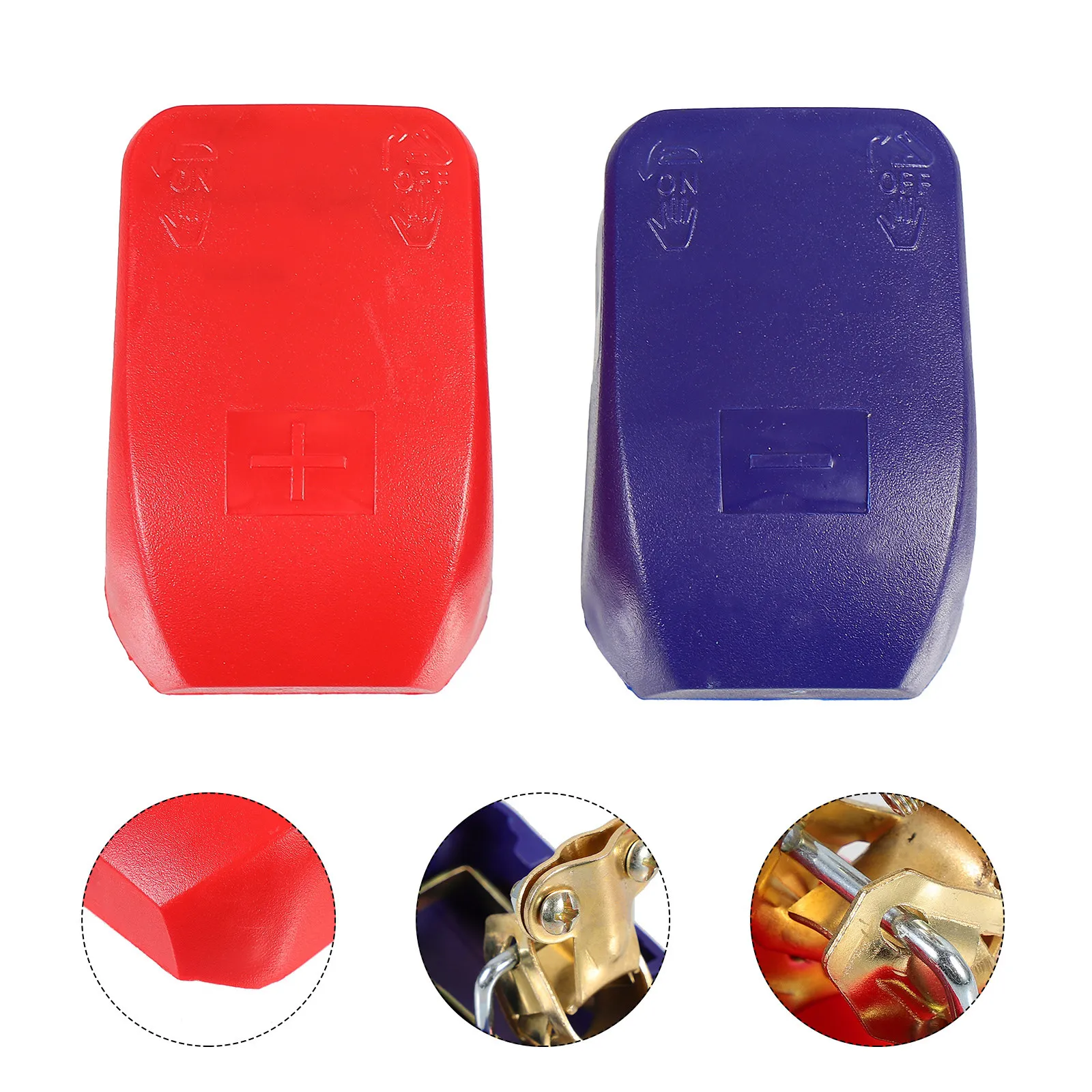 

1Pair Professional Grade Battery Terminal Connector Car Battery Adapter Copper Material Anti Loosening Design for All Vehicles