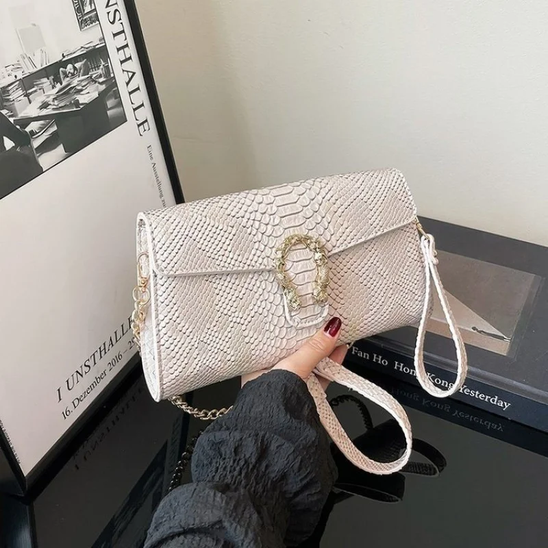 حقيبة كروس نسائية ذات علامة تجارية فاخرة، حقيبة كتف جلدية أنيقة، محفظة كلاسيكية للسيدات، حقيبة أنيقة #3