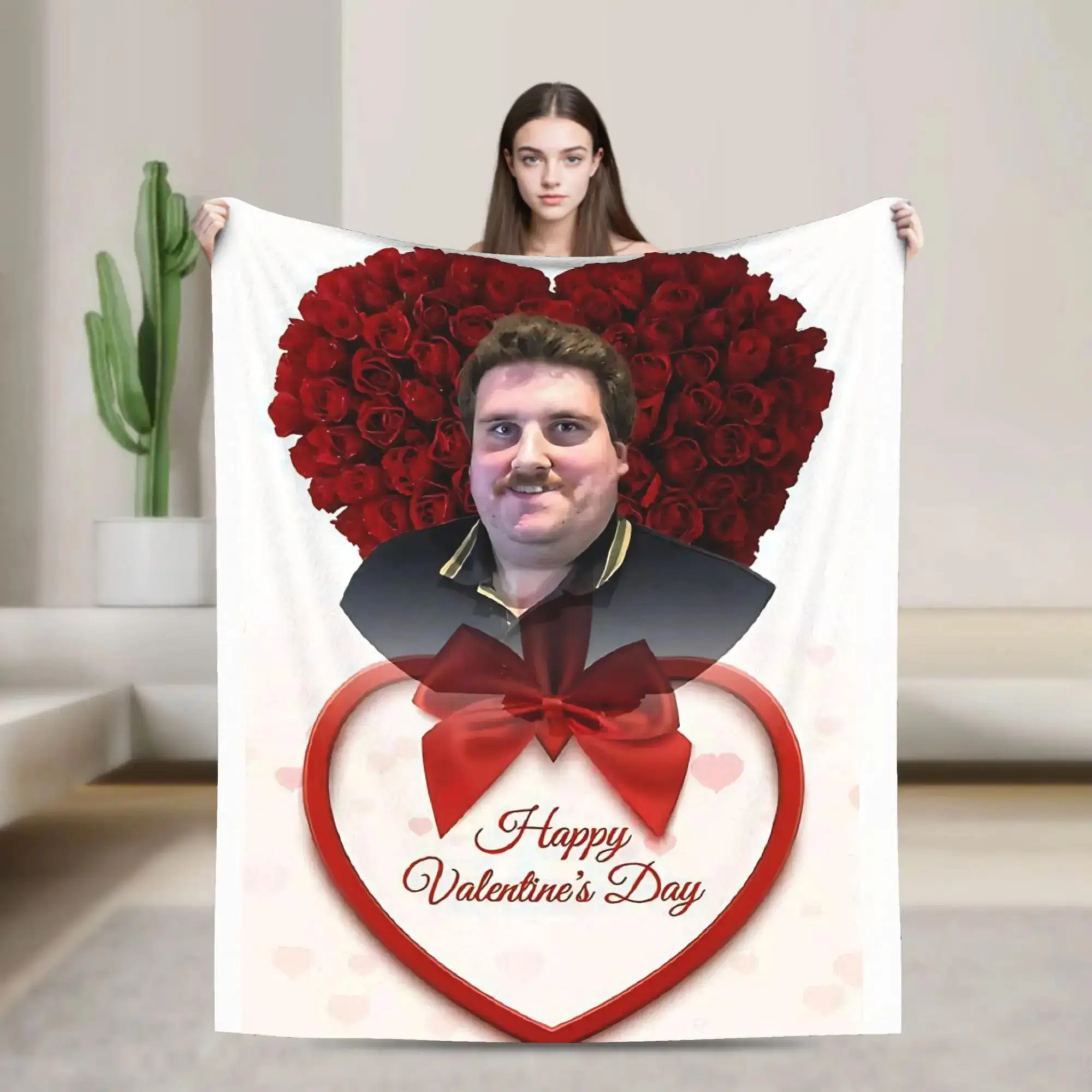 

Плед Drachenlord Happy Valentines Day из фланели, супермягкое декоративное одеяло для дивана и кровати, качественное покрывало для самостоятельного оформления