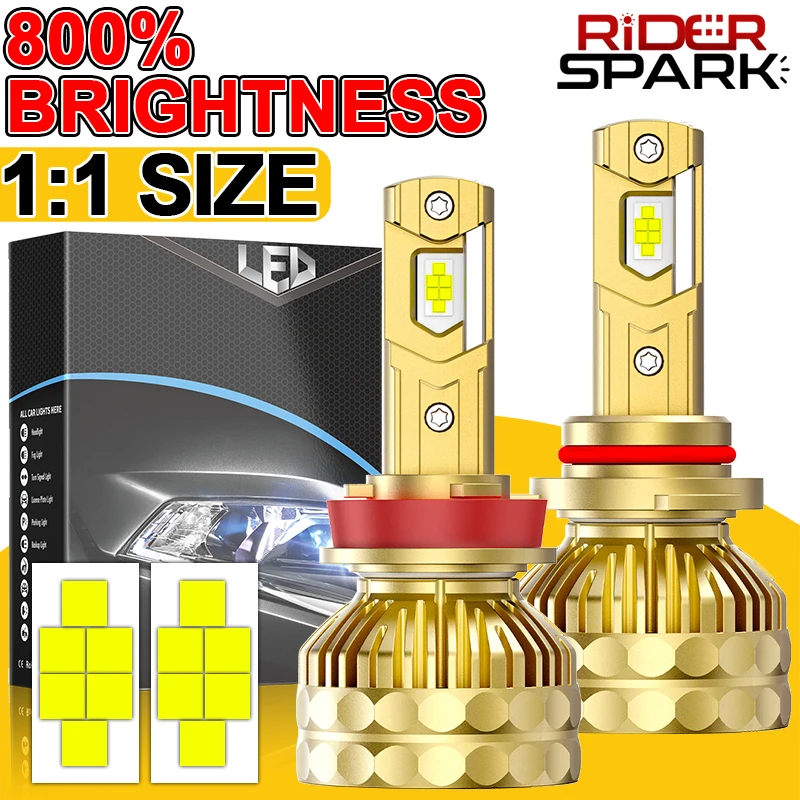 

H11 Canbus H4 H7 H1 LED H8 H9 9570 CSP 9005 9006 9012 HB3 HB4 HIR2 Автомобильные светодиодные фары Авто противотуманные фары Светодиодные лампы 6000K Белый 12V 24V