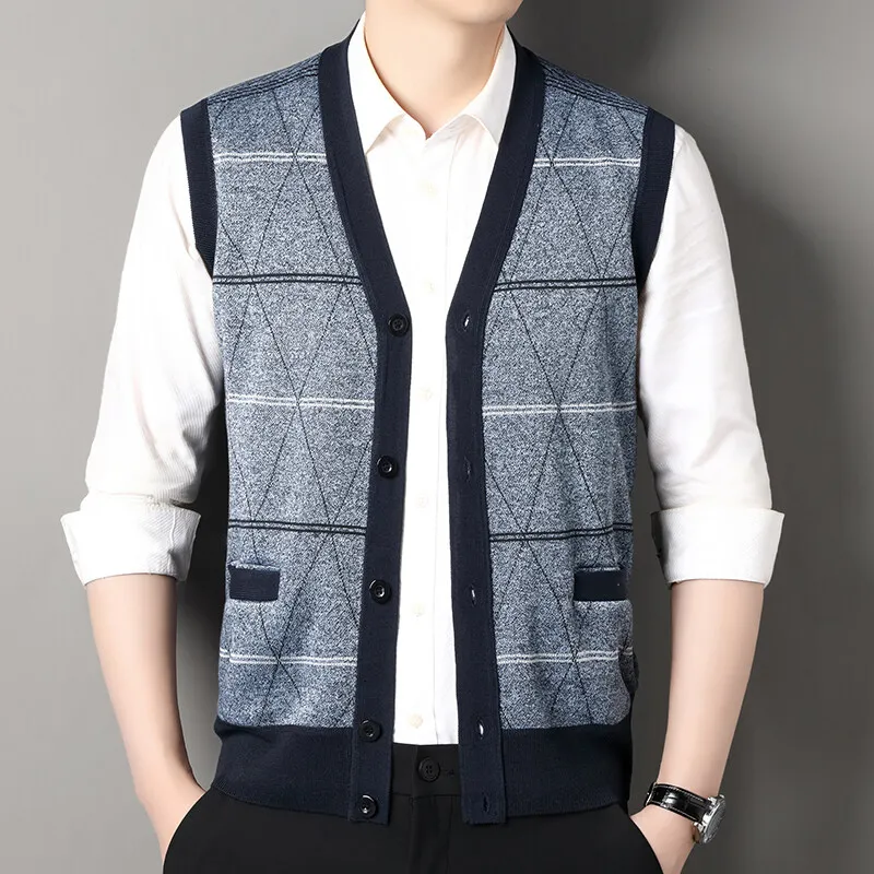 Thumbnail 4 - #3 Mens Button Front Knit Cardigans List of Top Picks