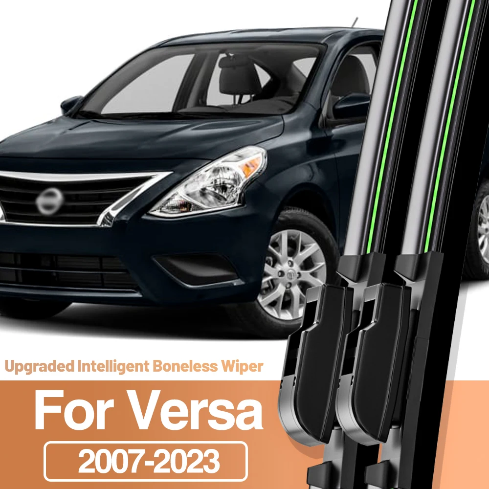 

2pcs For Nissan Versa 2007-2023 Front Windshield Wiper Blades Windscreen Window Accessories 2008 2011 2013 2017 2019 2021