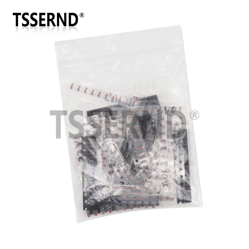 340pcs 1/2W LL34 SMD Zener Diode Assorted Kit 0.5W 2V - 47V 34Values Each 10pcs DIY Sample Pack